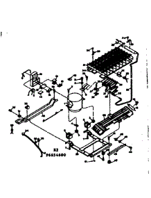 Unit Parts parts for Kenmore Refrigerator 106.6654610 (1066654610, 106 6654610) from AppliancePartsPros.com