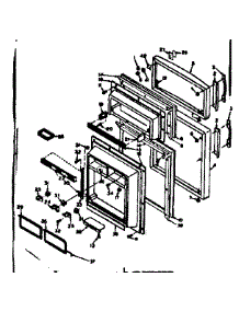 Door Parts parts for Kenmore Refrigerator 106.6654613 (1066654613, 106 6654613) from AppliancePartsPros.com