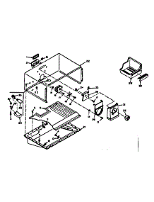 Freezer Section Parts parts for Kenmore Refrigerator 106.6654613 (1066654613, 106 6654613) from AppliancePartsPros.com