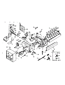 Icemaker Parts parts for Kenmore Refrigerator 106.6654614 (1066654614, 106 6654614) from AppliancePartsPros.com