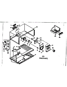 Freezer Section Parts parts for Kenmore Refrigerator 106.6654631 (1066654631, 106 6654631) from AppliancePartsPros.com