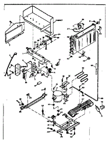 Unit Parts parts for Kenmore Refrigerator 106.6655101 (1066655101, 106 6655101) from AppliancePartsPros.com