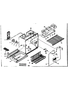 Liner parts for Kenmore Refrigerator 106.6655200 (1066655200, 106 6655200) from AppliancePartsPros.com