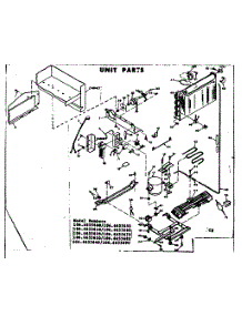 Unit Parts parts for Kenmore Refrigerator 106.6655630 (1066655630, 106 6655630) from AppliancePartsPros.com