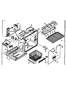 Freezer Section Parts parts for Kenmore Refrigerator 106.6655661 (1066655661, 106 6655661) from AppliancePartsPros.com