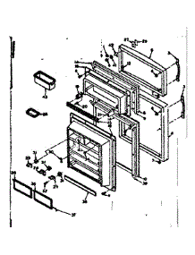 Door Parts parts for Kenmore Refrigerator 106.6656002 (1066656002, 106 6656002) from AppliancePartsPros.com