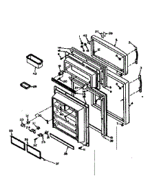 Door Parts parts for Kenmore Refrigerator 106.6656010 (1066656010, 106 6656010) from AppliancePartsPros.com