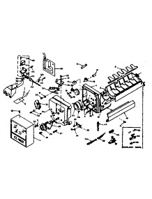 Icemaker parts for Kenmore Refrigerator 106.6656102 (1066656102, 106 6656102) from AppliancePartsPros.com