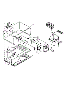 Freezer Section Parts parts for Kenmore Refrigerator 106.6656120 (1066656120, 106 6656120) from AppliancePartsPros.com