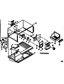 Freezer Section Parts parts for Kenmore Refrigerator 106.6656601 (1066656601, 106 6656601) from AppliancePartsPros.com