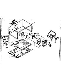 Freezer Section Parts parts for Kenmore Refrigerator 106.6656622 (1066656622, 106 6656622) from AppliancePartsPros.com