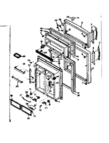 Door Parts parts for Kenmore Refrigerator 106.6656630 (1066656630, 106 6656630) from AppliancePartsPros.com