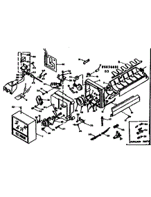 Icemaker Parts parts for Kenmore Refrigerator 106.6656661 (1066656661, 106 6656661) from AppliancePartsPros.com