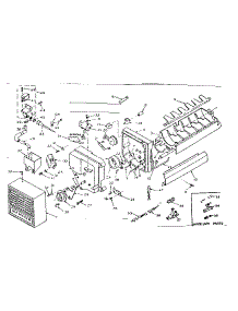 Refrigerator Icemaker Parts parts for Kenmore Refrigerator 106.6657003 (1066657003, 106 6657003) from AppliancePartsPros.com