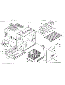 Freezer Section Parts parts for Kenmore Refrigerator 106.6657033 (1066657033, 106 6657033) from AppliancePartsPros.com