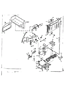 Unit Parts parts for Kenmore Refrigerator 106.6657110 (1066657110, 106 6657110) from AppliancePartsPros.com