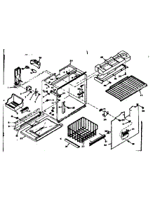 Freezer Section Parts parts for Kenmore Refrigerator 106.6657602 (1066657602, 106 6657602) from AppliancePartsPros.com