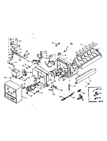 Icemaker Parts parts for Kenmore Refrigerator 106.6657613 (1066657613, 106 6657613) from AppliancePartsPros.com
