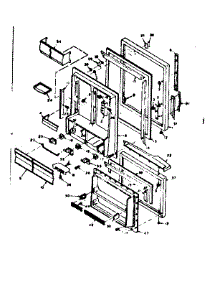 Door Parts parts for Kenmore Refrigerator 106.6657642 (1066657642, 106 6657642) from AppliancePartsPros.com