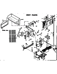 Unit Parts parts for Kenmore Refrigerator 106.6657671 (1066657671, 106 6657671) from AppliancePartsPros.com