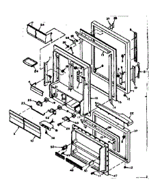 Door Parts parts for Kenmore Refrigerator 106.6657704 (1066657704, 106 6657704) from AppliancePartsPros.com