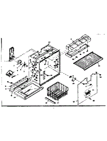 Freezer Section Parts parts for Kenmore Refrigerator 106.6658101 (1066658101, 106 6658101) from AppliancePartsPros.com