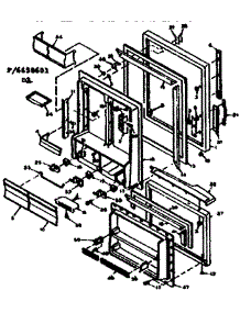 Door Parts parts for Kenmore Refrigerator 106.6658621 (1066658621, 106 6658621) from AppliancePartsPros.com