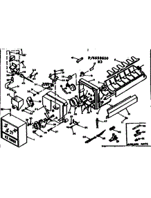 Icemaker Parts parts for Kenmore Refrigerator 106.6658630 (1066658630, 106 6658630) from AppliancePartsPros.com