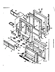 Door Parts parts for Kenmore Refrigerator 106.6658662 (1066658662, 106 6658662) from AppliancePartsPros.com
