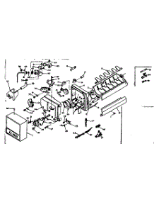 Ice Maker Parts parts for Kenmore Refrigerator 106.6661600 (1066661600, 106 6661600) from AppliancePartsPros.com