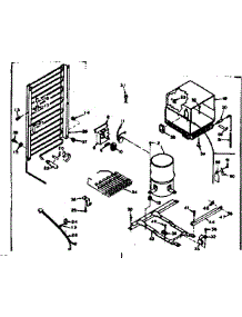 Unit Parts parts for Kenmore Refrigerator 106.6661611 (1066661611, 106 6661611) from AppliancePartsPros.com