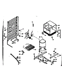 Unit Parts parts for Kenmore Refrigerator 106.6661630 (1066661630, 106 6661630) from AppliancePartsPros.com