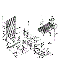 Unit Parts parts for Kenmore Refrigerator 106.6664220 (1066664220, 106 6664220) from AppliancePartsPros.com