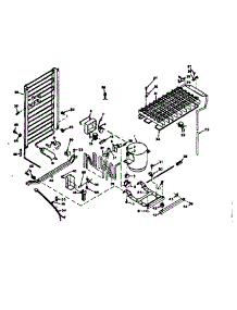 Unit Parts parts for Kenmore Refrigerator 106.6664300 (1066664300, 106 6664300) from AppliancePartsPros.com