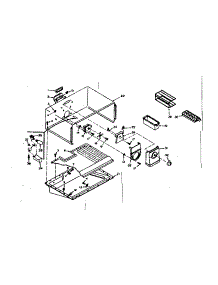 Freezer Section Parts parts for Kenmore Refrigerator 106.6664501 (1066664501, 106 6664501) from AppliancePartsPros.com