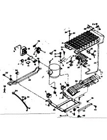 Unit Parts parts for Kenmore Refrigerator 106.6664600 (1066664600, 106 6664600) from AppliancePartsPros.com