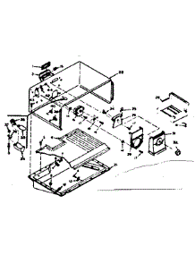 Freezer Section Parts parts for Kenmore Refrigerator 106.6664600 (1066664600, 106 6664600) from AppliancePartsPros.com