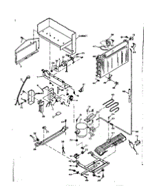 Unit Parts parts for Kenmore Refrigerator 106.6665210 (1066665210, 106 6665210) from AppliancePartsPros.com