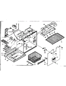 Freezer Section Parts parts for Kenmore Refrigerator 106.6665530 (1066665530, 106 6665530) from AppliancePartsPros.com