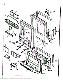 Door Parts parts for Kenmore Refrigerator 106.6665630 (1066665630, 106 6665630) from AppliancePartsPros.com