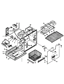 Freezer Section Parts parts for Kenmore Refrigerator 106.6665630 (1066665630, 106 6665630) from AppliancePartsPros.com