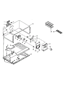 Freezer Parts parts for Kenmore Refrigerator 106.6666220 (1066666220, 106 6666220) from AppliancePartsPros.com