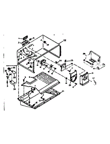 Freezer Section Parts parts for Kenmore Refrigerator 106.6666600 (1066666600, 106 6666600) from AppliancePartsPros.com