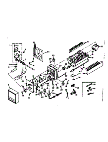 Icemaker Parts parts for Kenmore Refrigerator 106.6666650 (1066666650, 106 6666650) from AppliancePartsPros.com