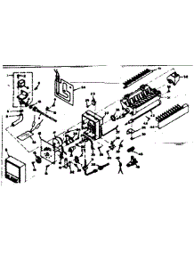Icemaker Parts parts for Kenmore Refrigerator 106.6666800 (1066666800, 106 6666800) from AppliancePartsPros.com