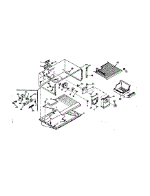 Freezer Section Parts parts for Kenmore Refrigerator 106.6666801 (1066666801, 106 6666801) from AppliancePartsPros.com