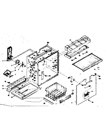 Freezer Section Parts parts for Kenmore Refrigerator 106.6667100 (1066667100, 106 6667100) from AppliancePartsPros.com