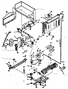 Unit Parts parts for Kenmore Refrigerator 106.6667120 (1066667120, 106 6667120) from AppliancePartsPros.com