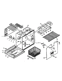 Freezer Section Parts parts for Kenmore Refrigerator 106.6667201 (1066667201, 106 6667201) from AppliancePartsPros.com