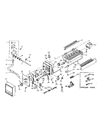 Icemaker Parts parts for Kenmore Refrigerator 106.6667621 (1066667621, 106 6667621) from AppliancePartsPros.com